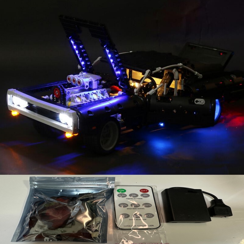 Model Kit Dodge Charger - Kit de Luz LED Adequado para
