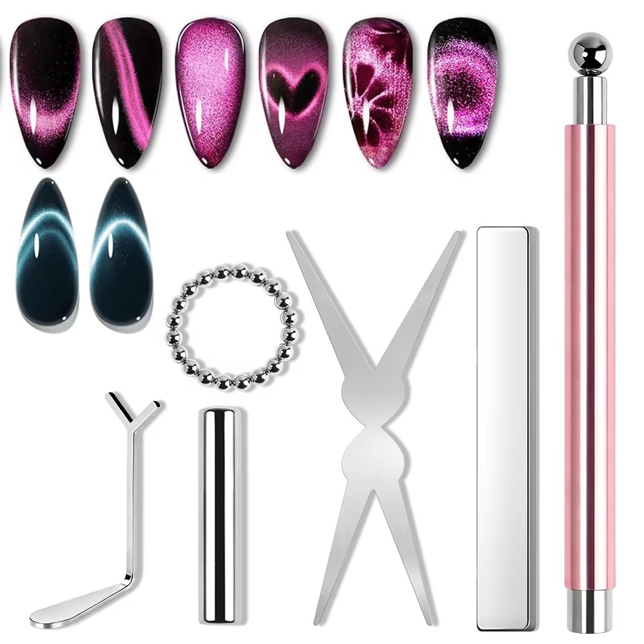 Sanding Stick Set - Conjunto de Ferramentas Magnéticas para Unhas