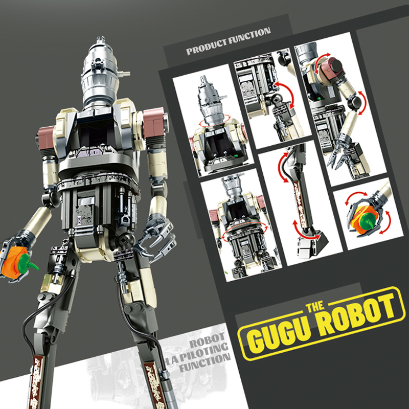 Model Kit Robocop - Máquina de construção brinquedo modelo estrela