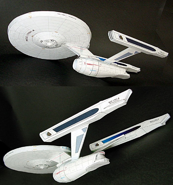 Model Kit Fantasy - Star Trek U.S.S. Empresa NCC-1701-A diy