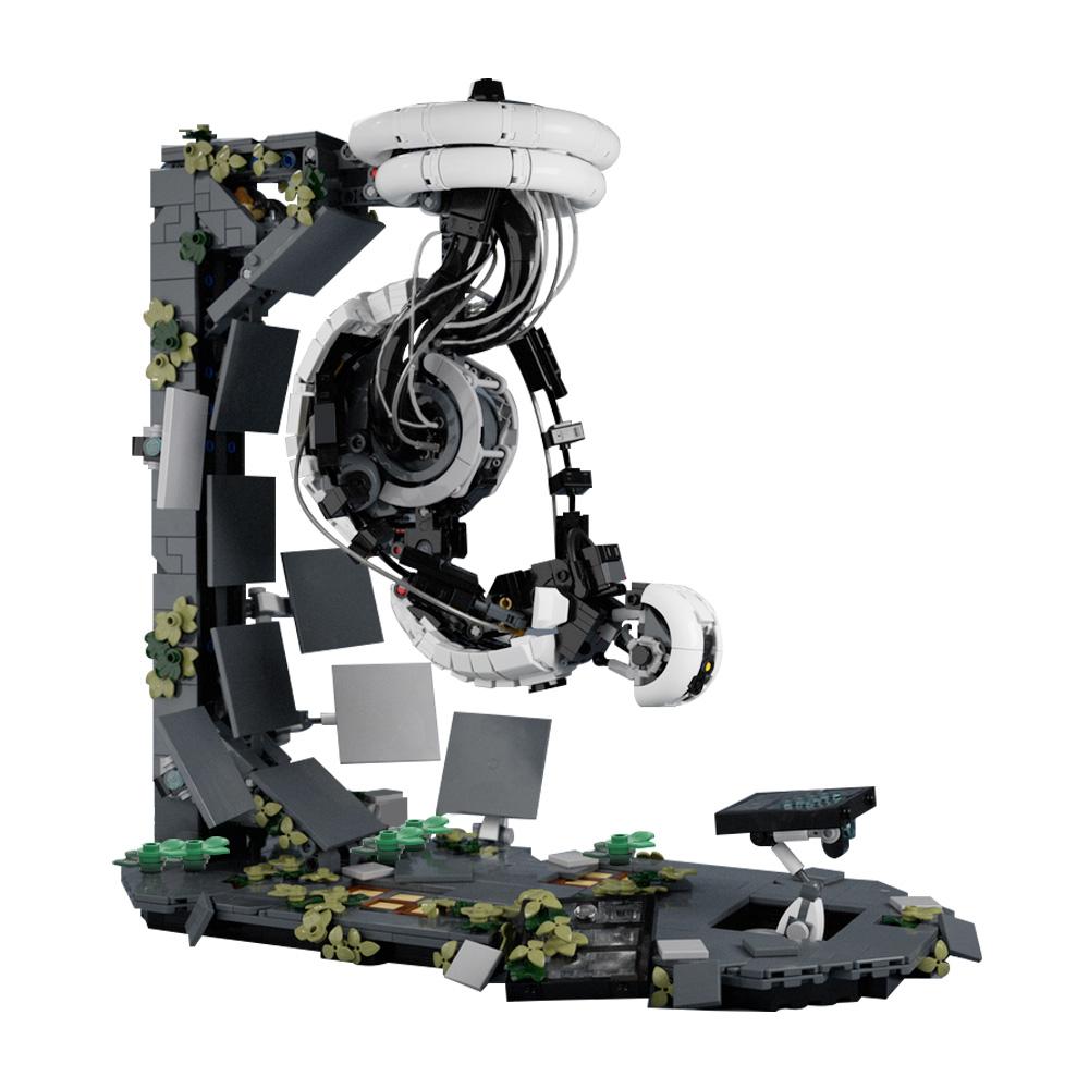 Model Kit Robocop - Moc portal 2 lalamos robô blocos