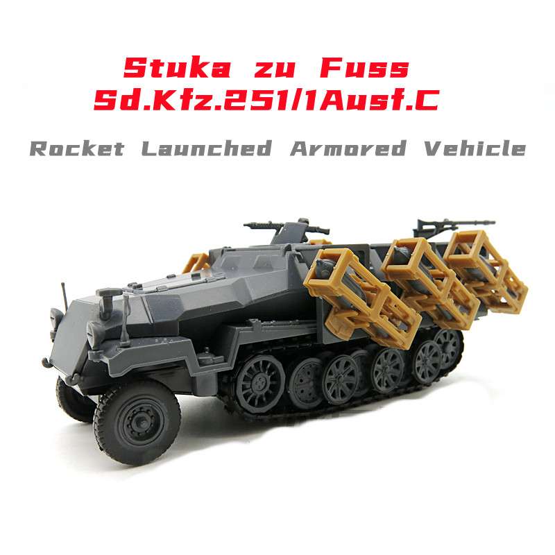 Model Kit Tank - Modelo plástico do veículo do assalto