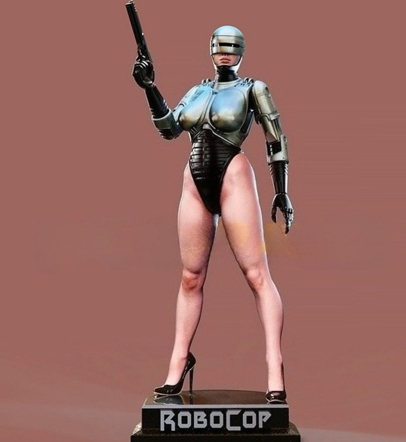 Model Kit Robocop - Kit de modelo de figura de