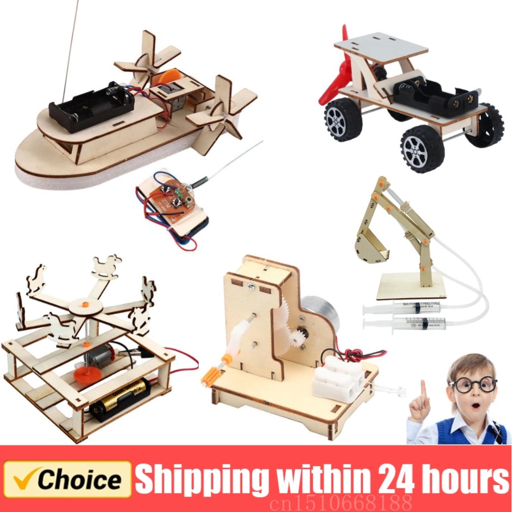 Model Kit Fantasy - DIY Wooden Boat Model Science Toys