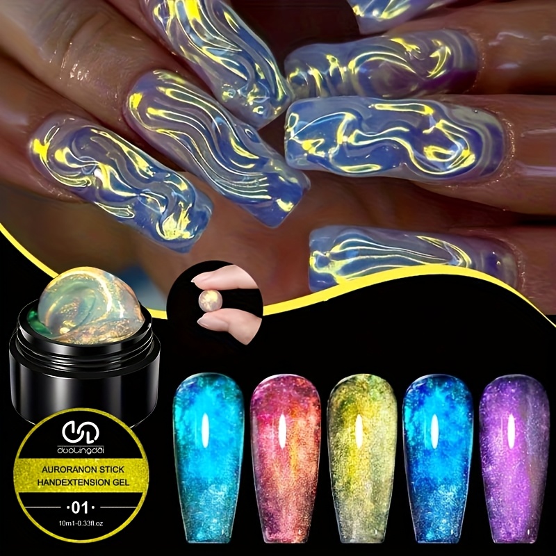 Sanding Stick Set - Doolingdai 10ml Aurora Gel Sólido para