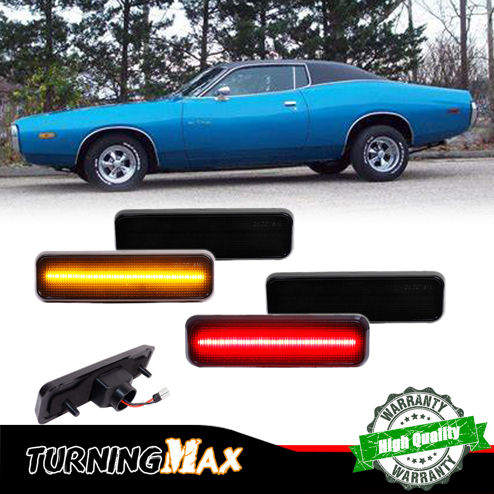 Model Kit Dodge Charger - Luzes de marcação laterais dianteiras/traseiras para