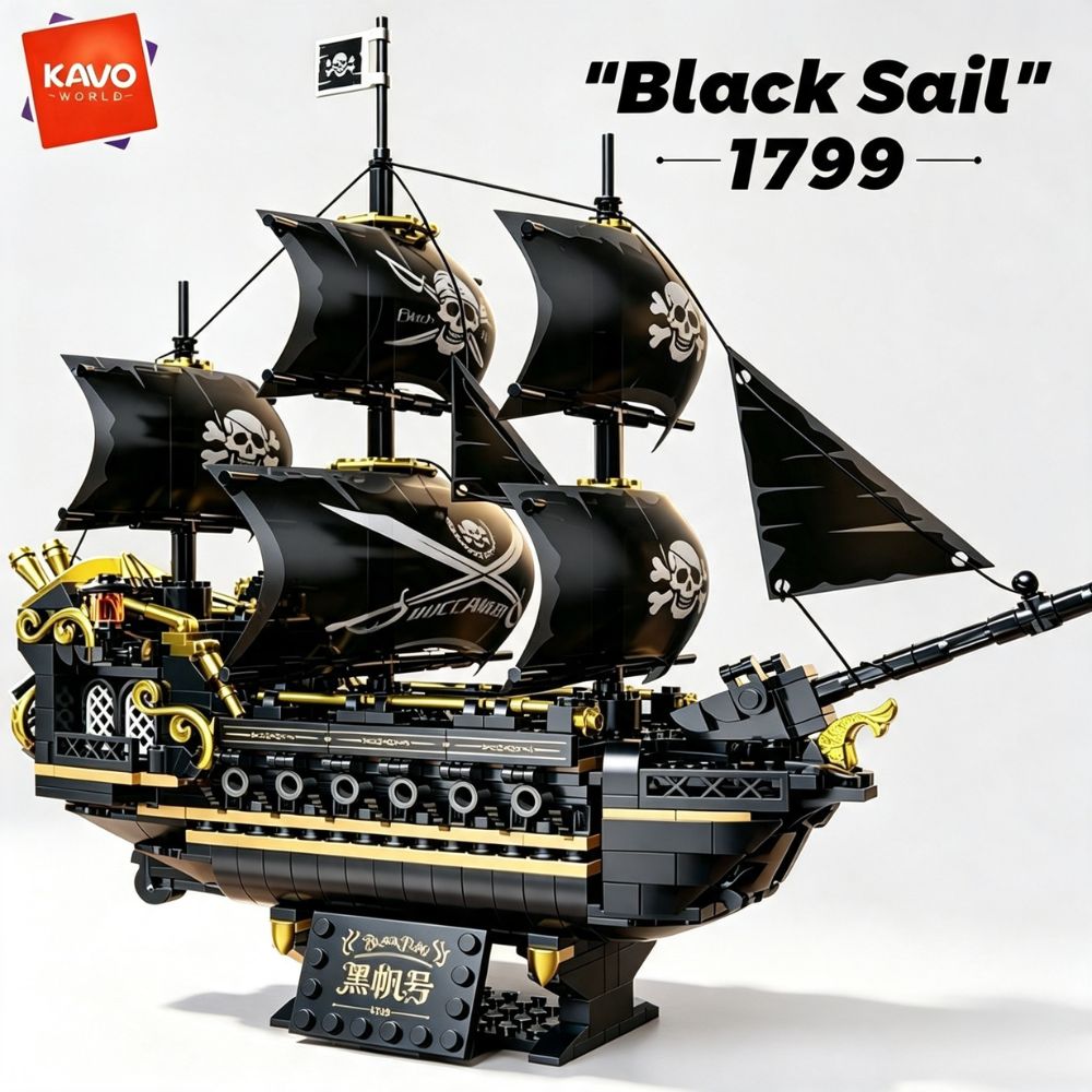 Model Kit Companies - KAVOWORLD 801 peças Blocos de Montar