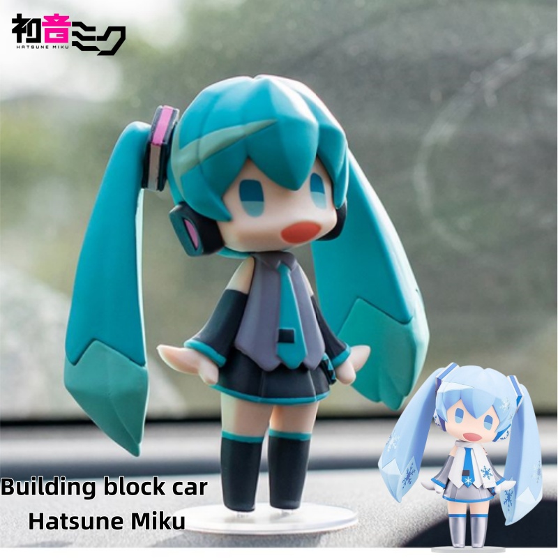 Model Kit Cars - Figura de Anime Miku e Conjunto