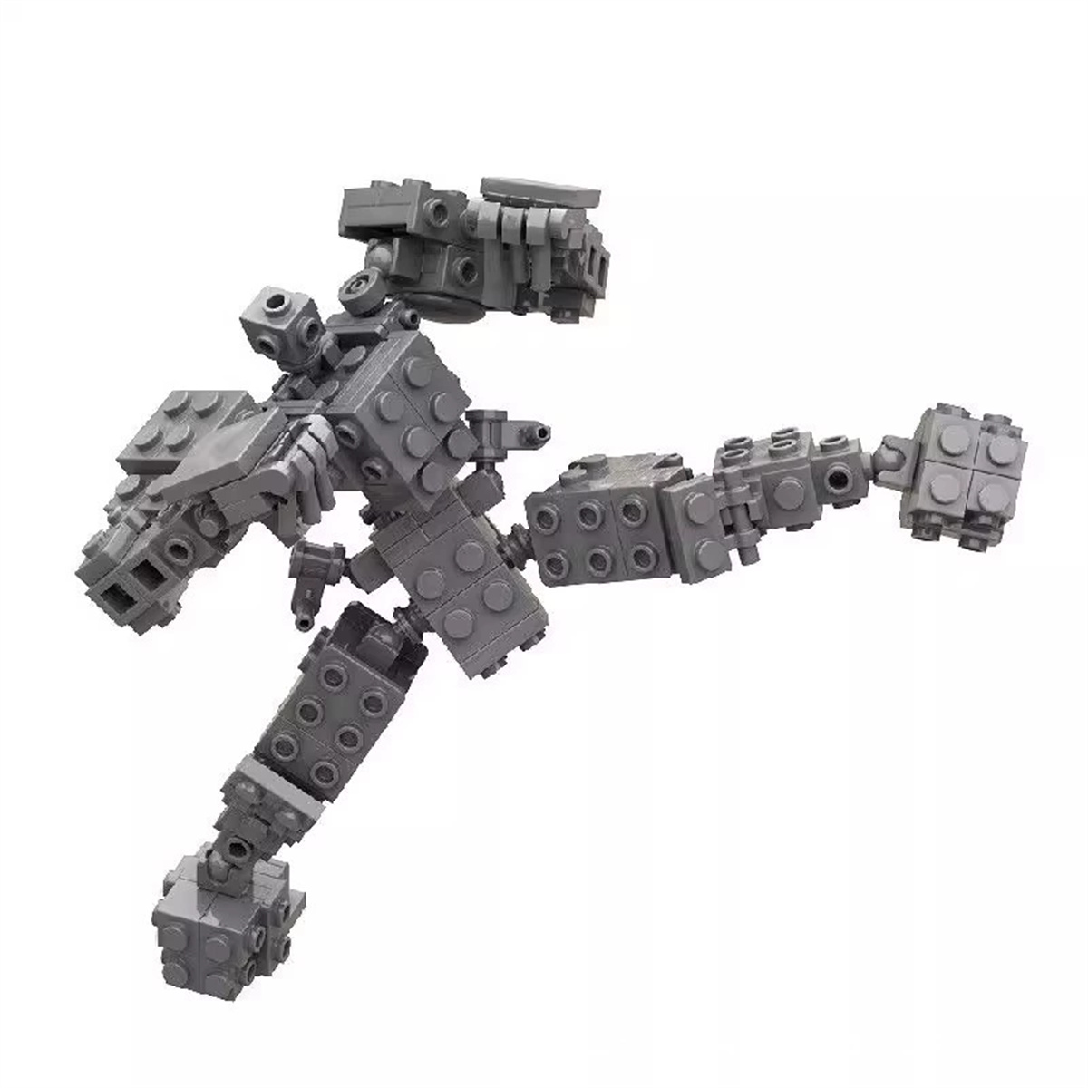 Model Kit Robocop - Puzzel Plug Play Marionet Esqueleto Mecha