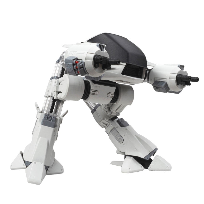 Model Kit Robocop - Boneco de ação RoboCop ED-209 impresso