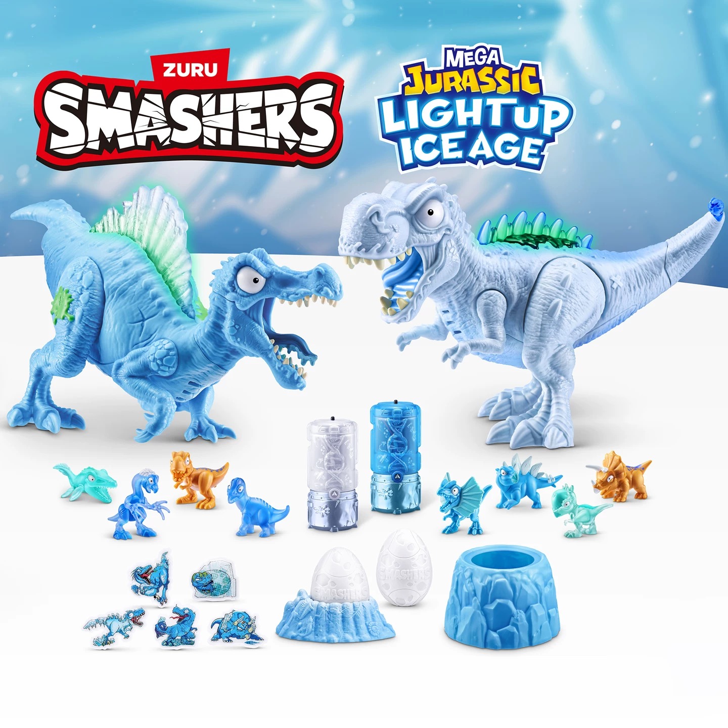 Model Kit Fantasy - Zuru Smashers Mega Jurassic Lightup Ice