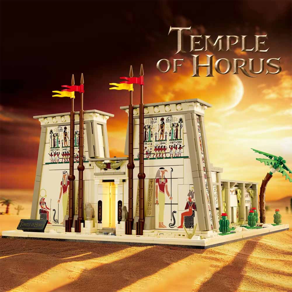 Model Kit Companies - 2073 peças Blocos de Montar Templo