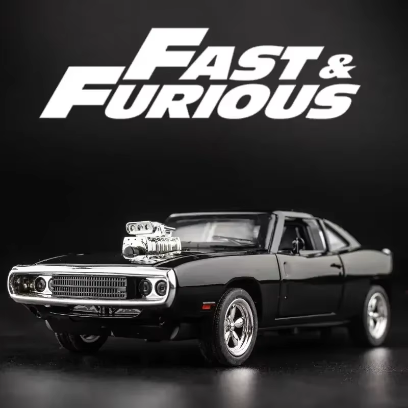 Model Kit Dodge Charger - Dodge Charger 1970 Challenger Alloy Car