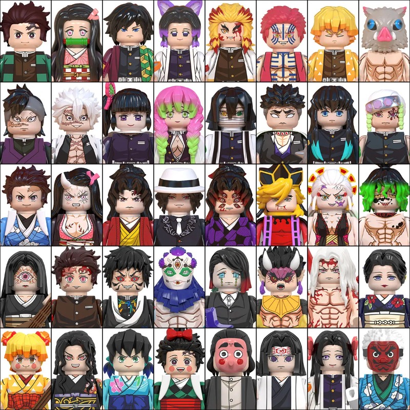 Minifiguras de Blocos de Monta - Model Kit Demon Slayer avaliação e preço