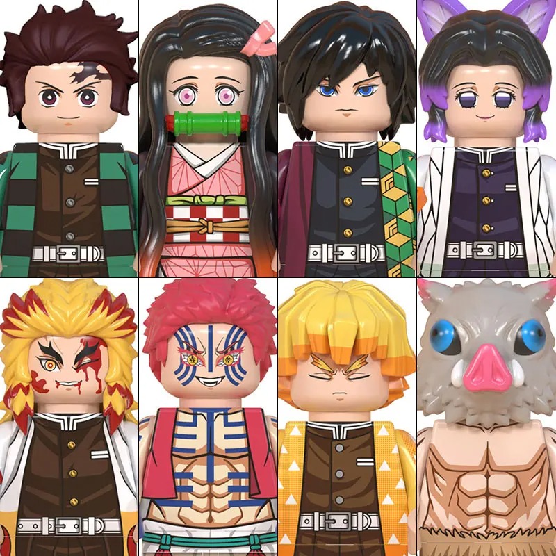 Minifiguras de Blocos de Monta - Model Kit Demon Slayer avaliação e preço