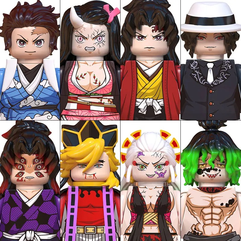 Minifiguras de Blocos de Monta - Model Kit Demon Slayer avaliação e preço