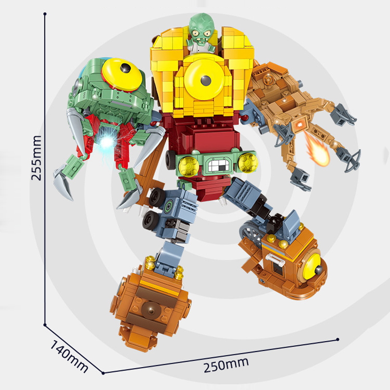 Plantas vs. Zumbis batalha do  - Model Kit Vs Lego avaliação e preço