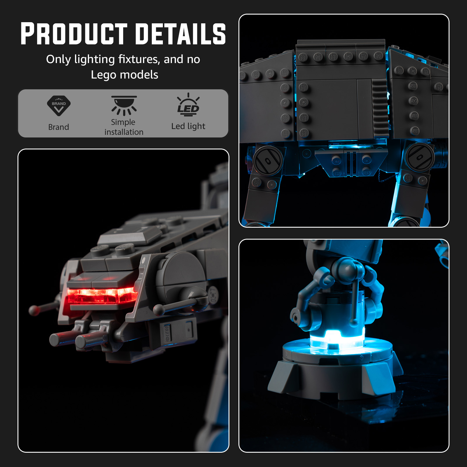 Conjunto de Luzes LED Adequado - Model Kit Fantasy avaliação e preço