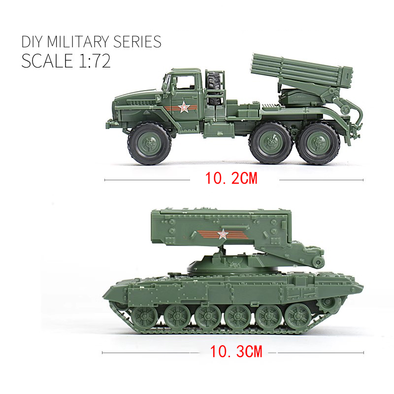 Modelo Militar 1/72 de Veículo - Model Kit Tank avaliação e preço