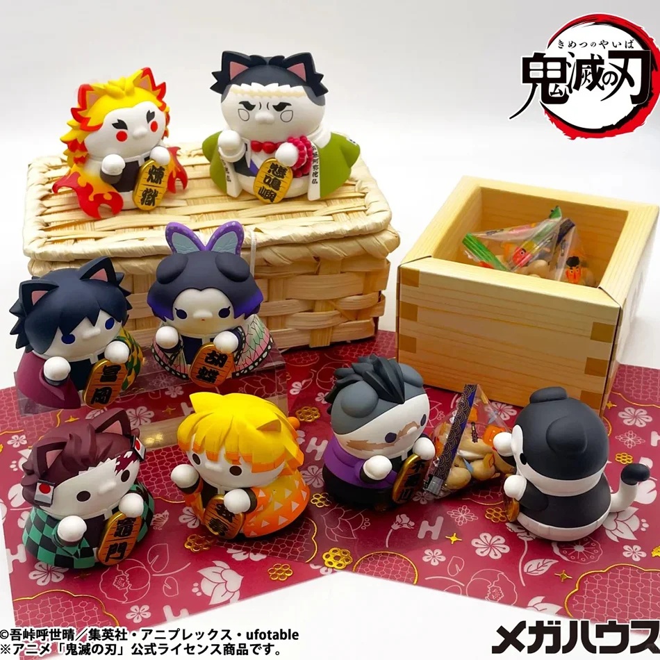 Novo Conjunto de 8 Figuras de  - Model Kit Demon Slayer avaliação e preço