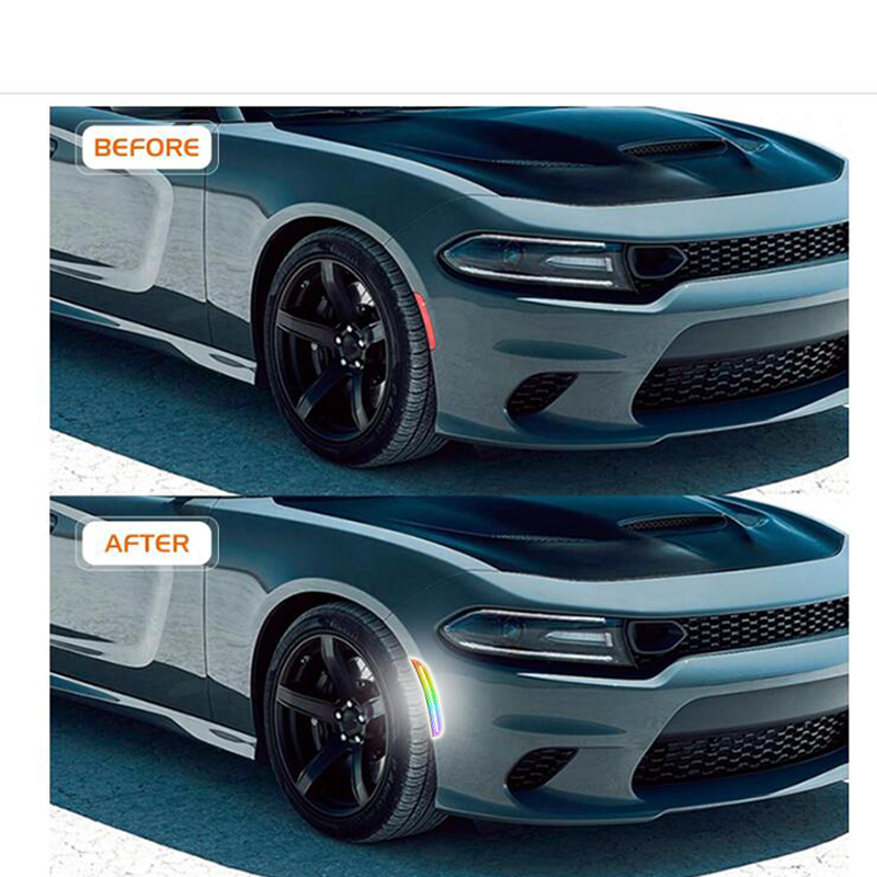 Luzes de marcação laterais led - Model Kit Dodge Charger avaliação e preço