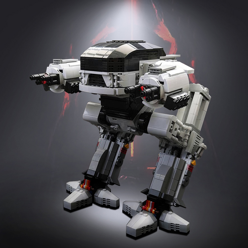 Gobricks ucs escala ED-209 rob - Model Kit Robocop avaliação e preço