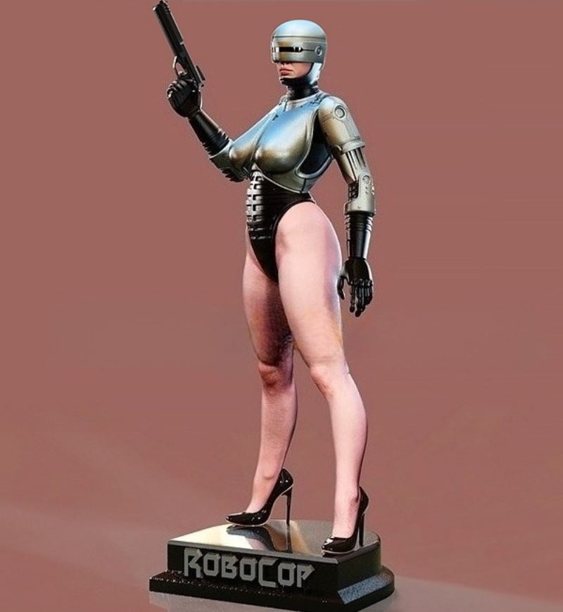 Kit de modelo de figura de res - Model Kit Robocop avaliação e preço