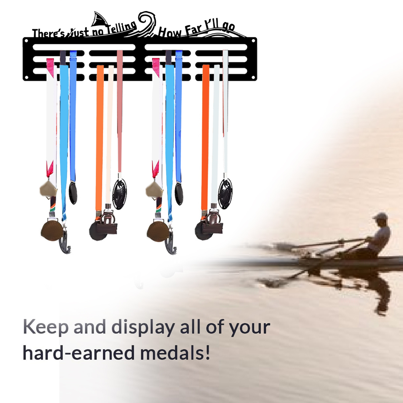 Wall Mounted Medalha Display H - Model Kit Runner Organizer avaliação e preço