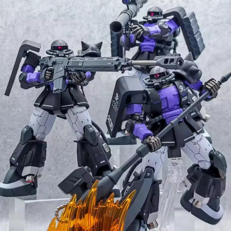 Preto sanrensei zaku hg 1/144  - Model Kit Nipper avaliação e preço