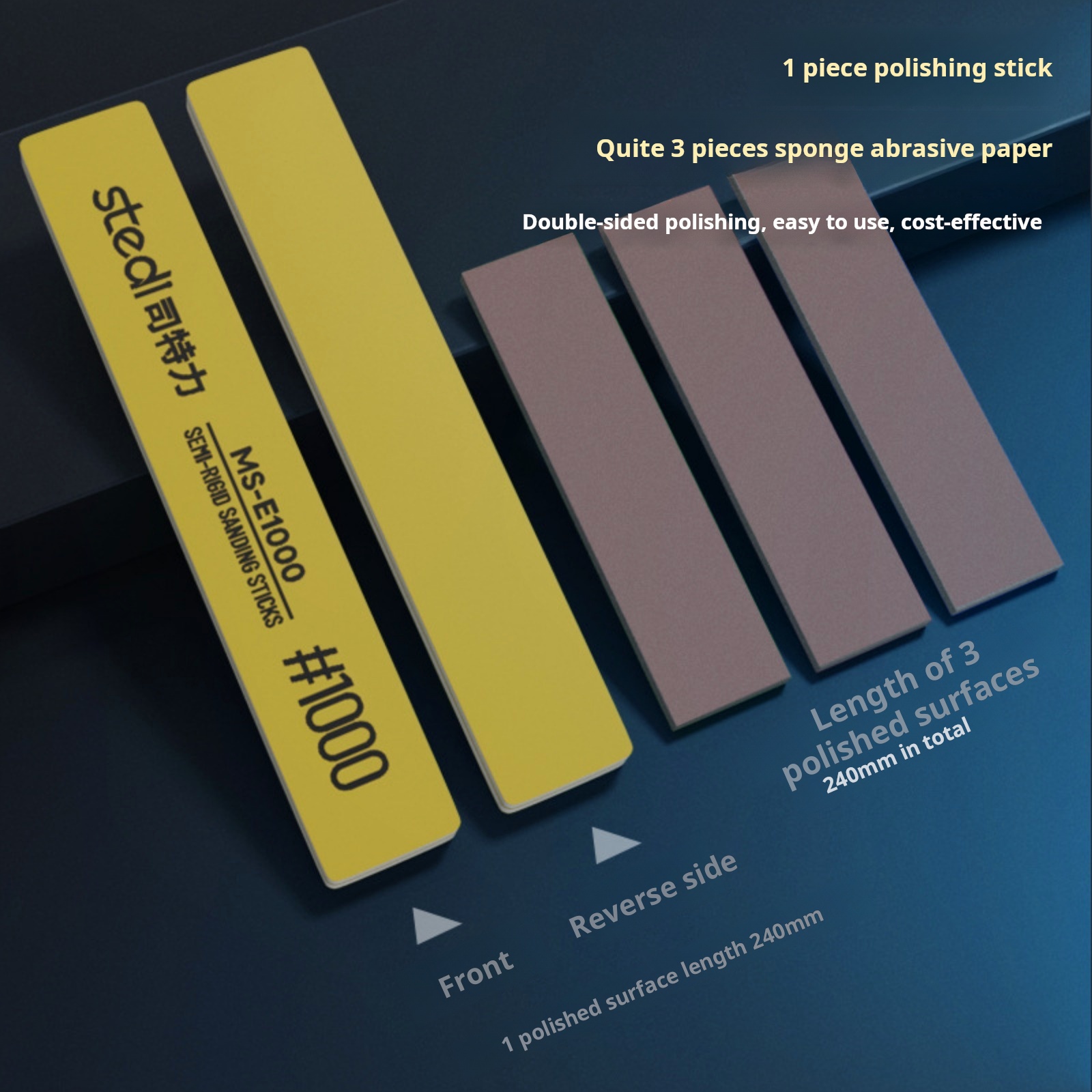 Lixas Semirrígidas Stedi MS-E1 - Sanding Stick Set avaliação e preço