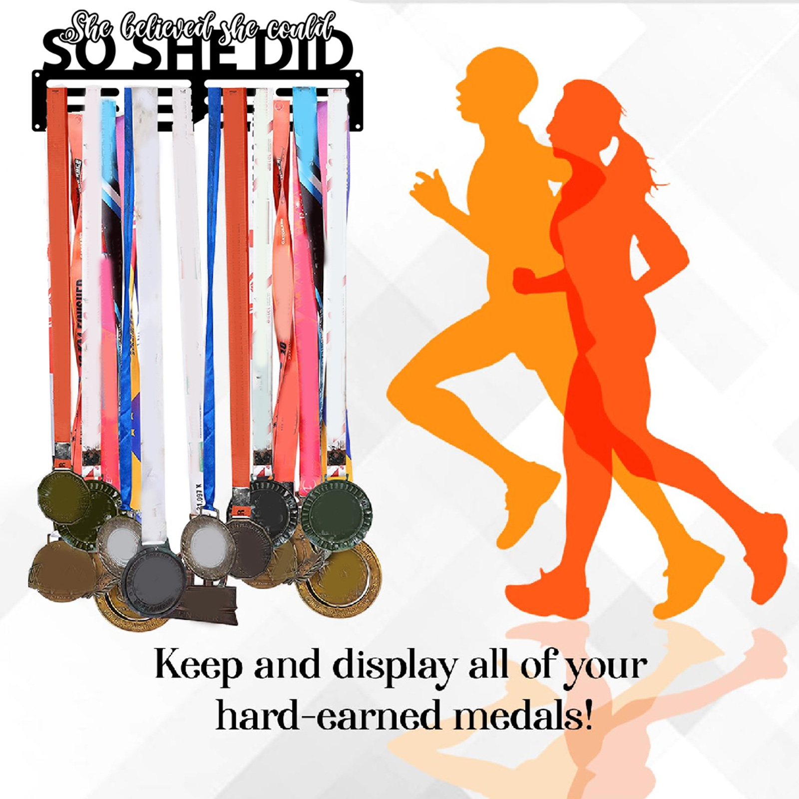 Cabide de medalha de metal, su - Model Kit Runner Organizer avaliação e preço